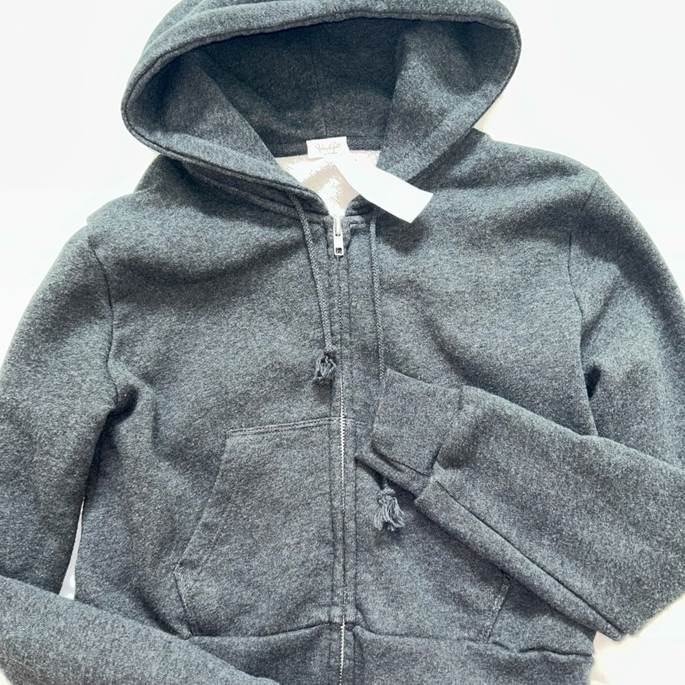 NEW Brandy Melville Cropped Gray Hoodie